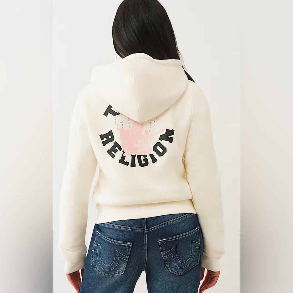 Women’s True Religion Zip Up Fleece Jacket
